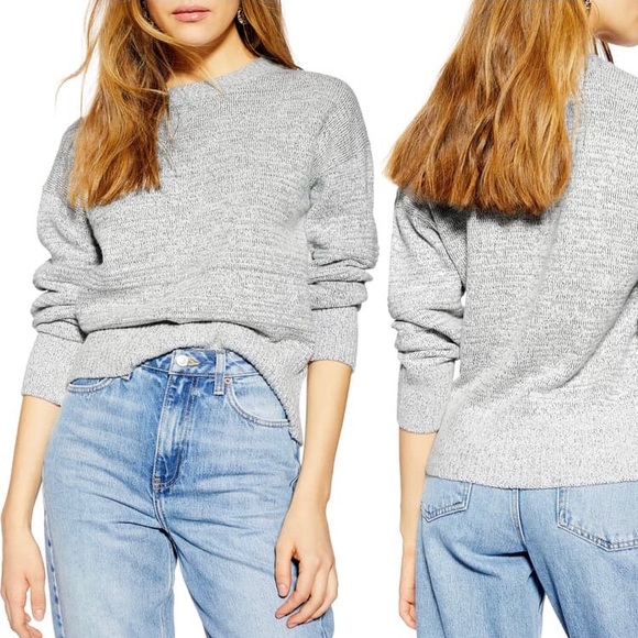 Topshop Ottoman Stitch Sweater - Picture 1 of 9
